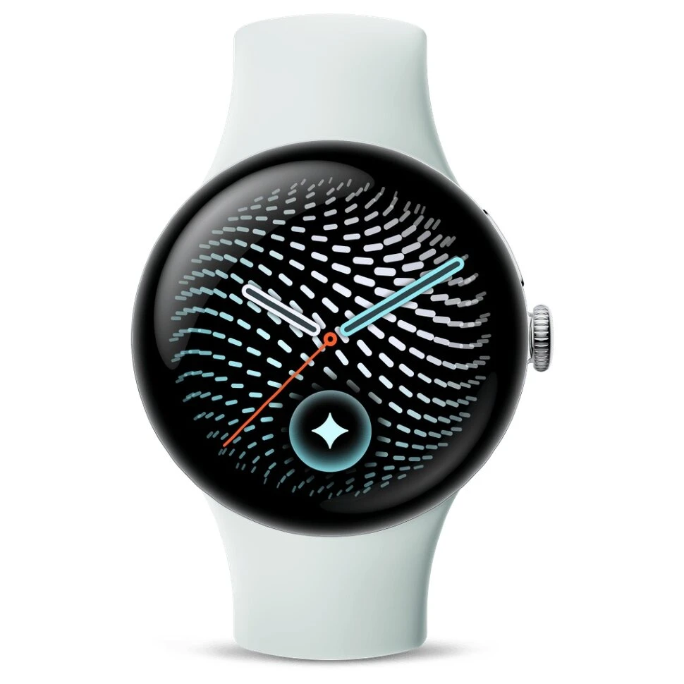 Умные часы Google Pixel Watch 5 45mm Wi-Fi Серый (Polished Silver/Fog)