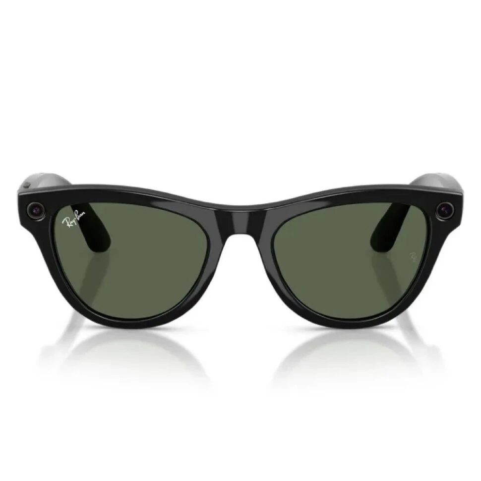 Умные очки Ray-Ban Skyler (Gen 2) Shiny Black/G-15 Green (RW4014)