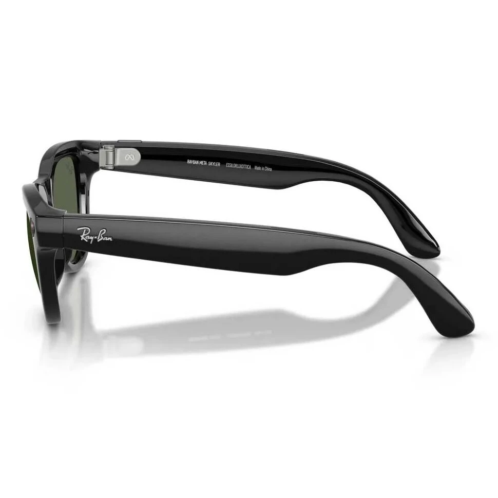 Умные очки Ray-Ban Skyler (Gen 2) Shiny Black/G-15 Green (RW4014)