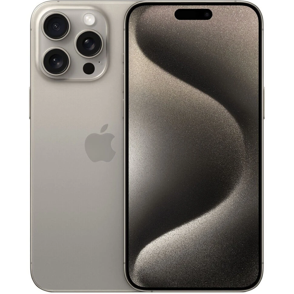 Смартфон Apple iPhone 15 Pro Max 512GB Натуральный титан (Natural Titanium) Sim+eSim