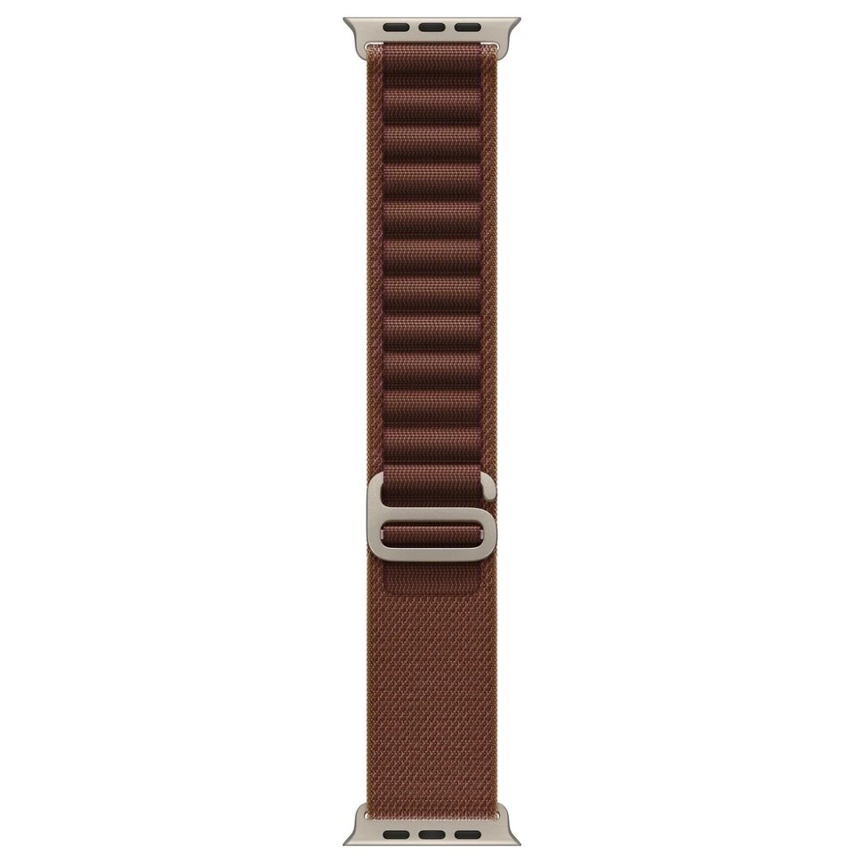 Умные часы Apple Watch Ultra 4 49mm Natural Titanium Case with Burgundy Alpine Loop (M)