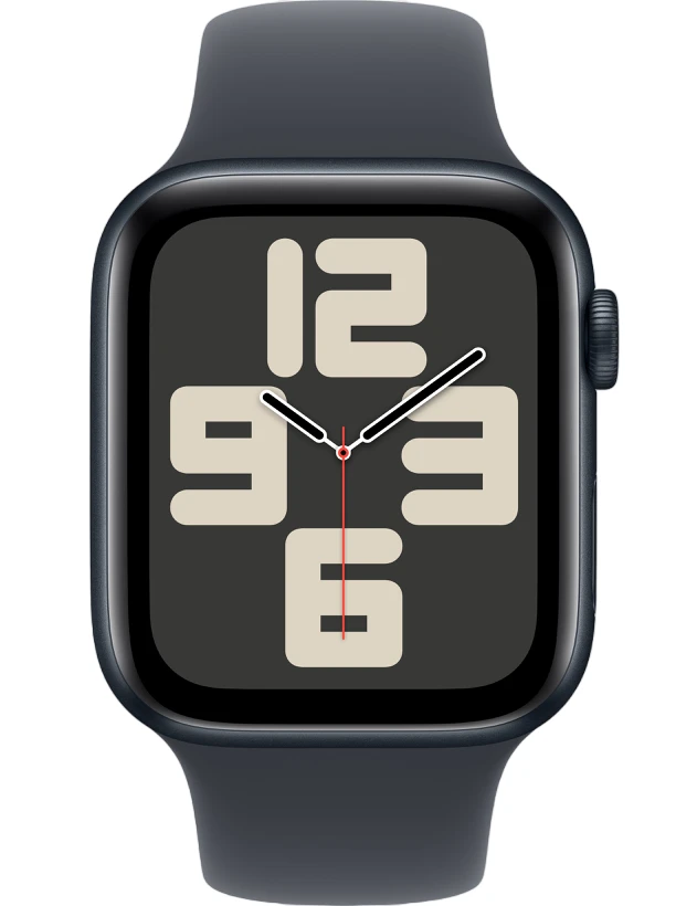 Умные часы Apple Watch SE 2024 40mm Midnight Aluminum Case with Midnight Sport Band (S/M)